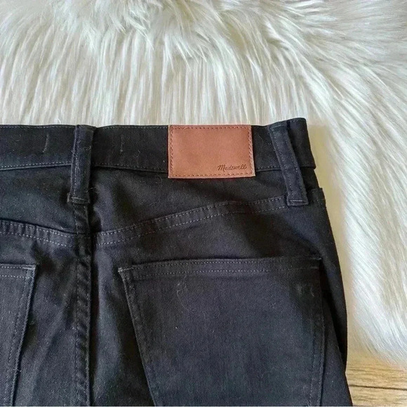 NWOT New Madewell 10” High Riser Skinny Skinny Black Jeans 27 Tall - Picture 4 of 7